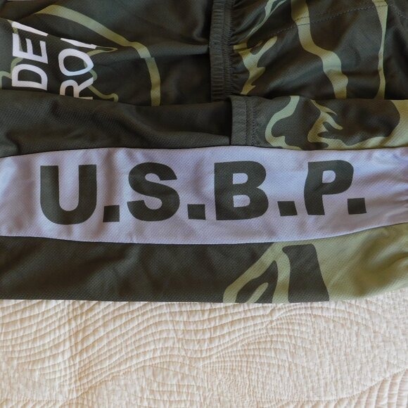 Limited Edition USBP Border Patrol full zip race fit cycling training jersey - Picture 6 of 12